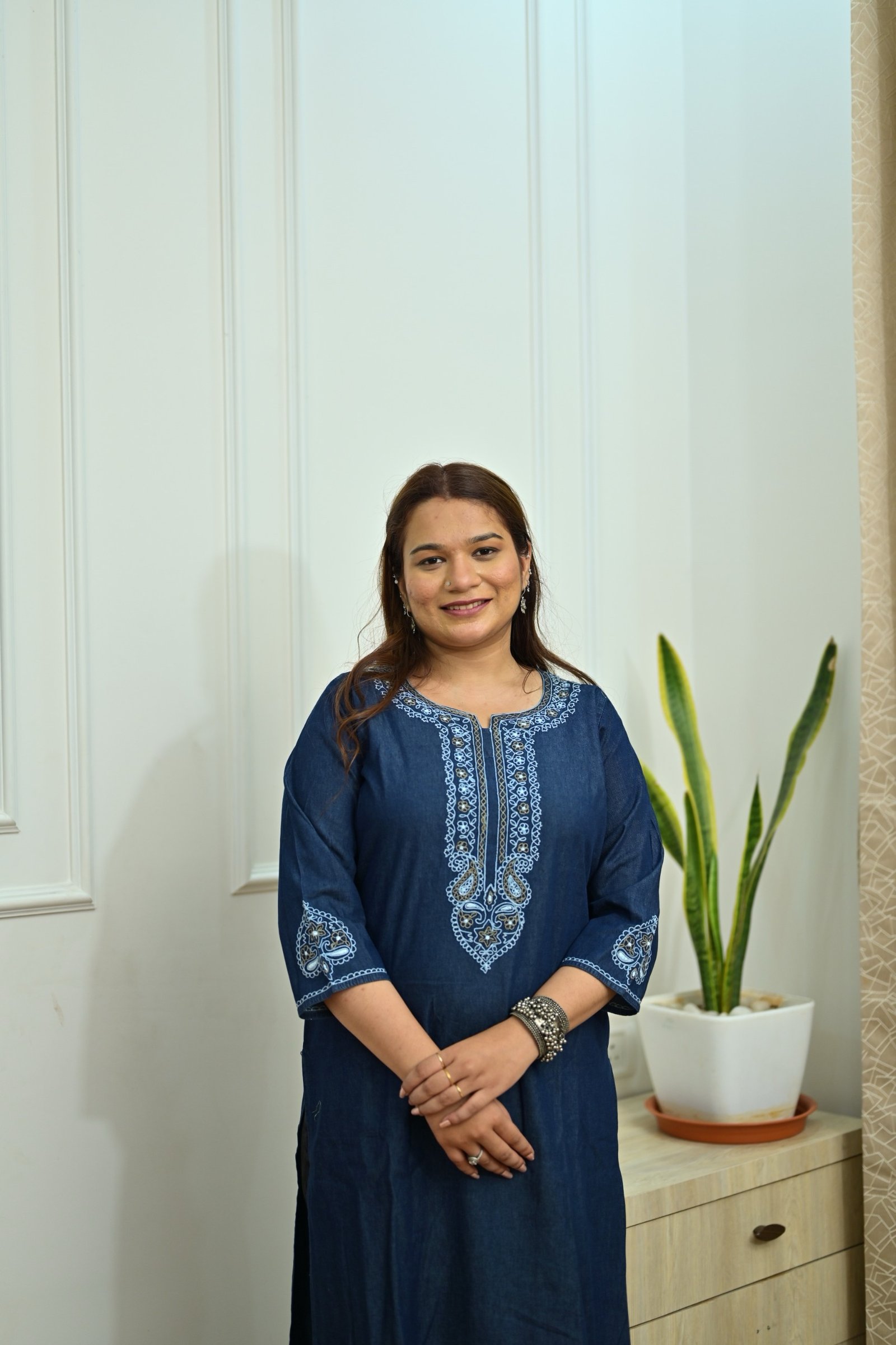 Denim kurti - Image 2