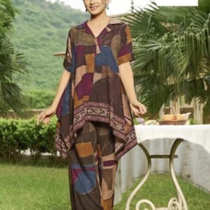 Printed Co - Ord set🤎